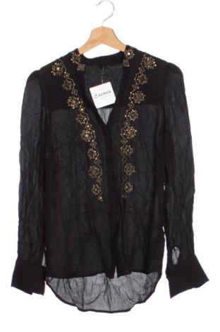 Cămașă de femei IKKS, Mărime XS, Culoare Negru, Preț 56,99 Lei