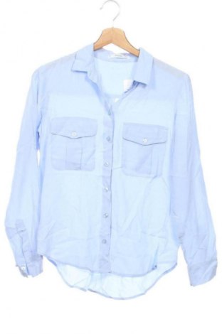 Γυναικείο πουκάμισο Mango, Μέγεθος XS, Χρώμα Μπλέ, Τιμή 13,81 €