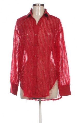 Dámská košile  SHEIN, Velikost XS, Barva Červená, Cena  109,00 Kč