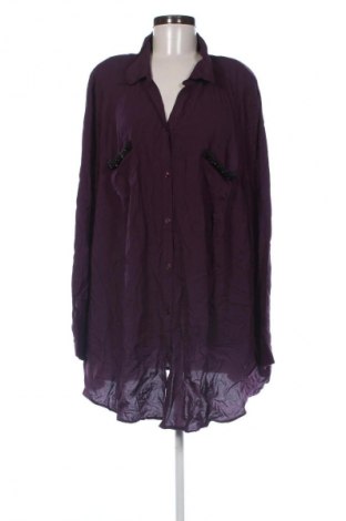 Cămașă de femei Samoon By Gerry Weber, Mărime 4XL, Culoare Mov, Preț 59,99 Lei