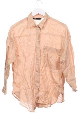 Damenbluse Zara, Größe XS, Farbe Beige, Preis € 9,99