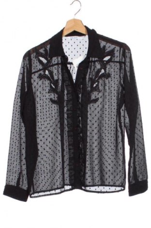 Дамска риза Zara, Размер XS, Цвят Черен, Цена 6,64 €