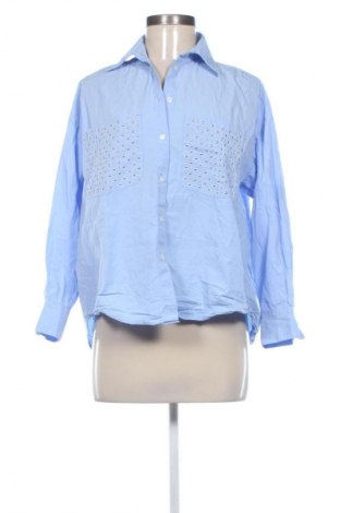 Damenbluse Zara, Größe S, Farbe Blau, Preis 14,00 €