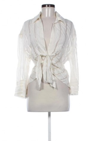 Cămașă de femei Zara, Mărime S, Culoare Ecru, Preț 72,99 Lei