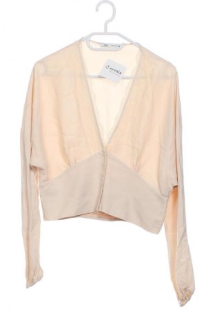 Дамска риза Zara, Размер XS, Цвят Бежов, Цена 13,81 €