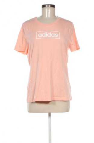 Damski T-shirt Adidas, Rozmiar L, Kolor Różowy, Cena 73,92 zł
