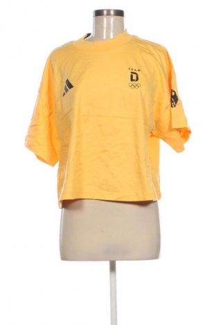 Damen T-Shirt Adidas, Größe L, Farbe Gelb, Preis € 18,99