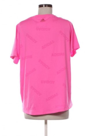 Damski T-shirt Adidas, Rozmiar XXL, Kolor Różowy, Cena 67,99 zł