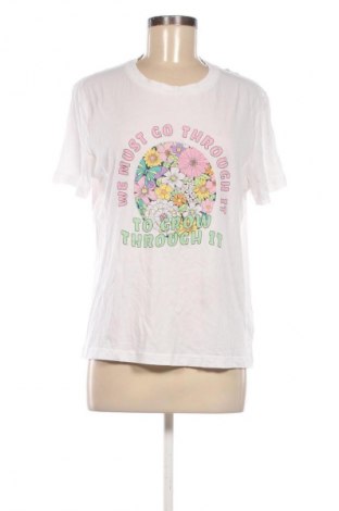 Γυναικείο t-shirt Clockhouse, Μέγεθος XL, Χρώμα Λευκό, Τιμή 9,00 €