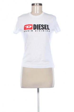 Tricou de femei Diesel, Mărime S, Culoare Alb, Preț 182,46 Lei