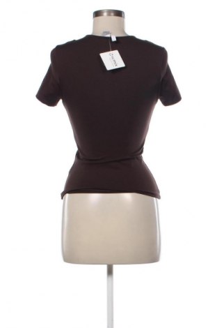 Дамска тениска H&M Divided, Размер S, Цвят Кафяв, Цена 4,60 €