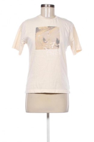 Damski T-shirt H&M Divided, Rozmiar XS, Kolor Beżowy, Cena 64,41 zł