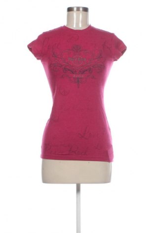 Damen T-Shirt Hard Rock Cafe, Größe XS, Farbe Rosa, Preis 10,99 €