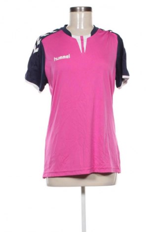 Γυναικείο t-shirt Hummel, Μέγεθος L, Χρώμα Ρόζ , Τιμή 6,99 €