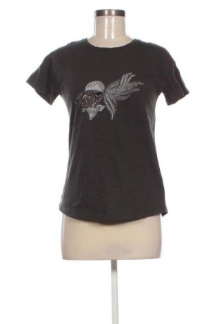 Γυναικείο t-shirt Massimo Dutti, Μέγεθος XS, Χρώμα Μαύρο, Τιμή 16,99 €