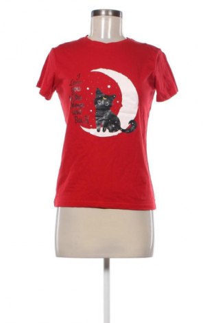 Damski T-shirt SHEIN, Rozmiar S, Kolor Czerwony, Cena 23,99 zł