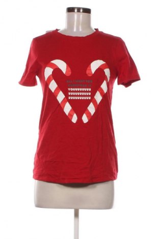 Dámske tričko Tezenis, Veľkosť S, Farba Červená, Cena  6,95 €