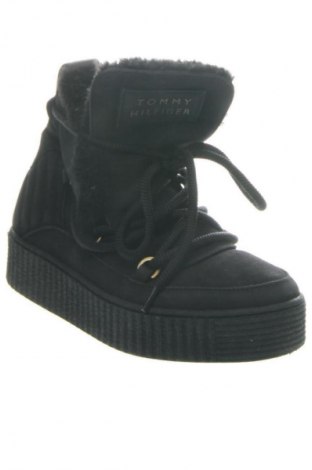 Damskie botki Tommy Hilfiger, Rozmiar 38, Kolor Czarny, Cena 627,00 zł