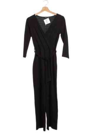 Дамски дълъг гащеризон Bershka, Размер XS, Цвят Черен, Цена 10,22 €