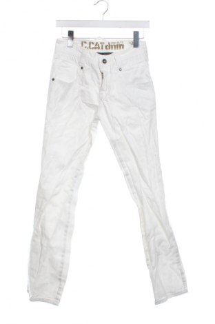 Damskie jeansy CoolCat, Rozmiar S, Kolor Biały, Cena 57,99 zł