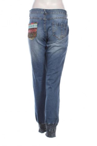 Damskie jeansy Desigual, Rozmiar XL, Kolor Niebieski, Cena 176,99 zł