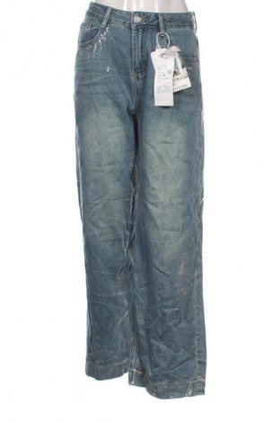 Blugi de femei Fashion Jeans, Mărime M, Culoare Albastru, Preț 85,99 Lei