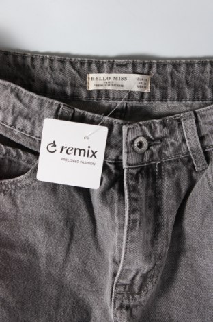 Blugi de femei Hello Miss, Mărime L, Culoare Gri, Preț 51,99 Lei