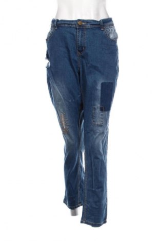 Damskie jeansy Janina, Rozmiar 3XL, Kolor Niebieski, Cena 102,12 zł