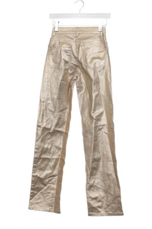 Blugi de femei Pull&Bear, Mărime XXS, Culoare Auriu, Preț 54,99 Lei