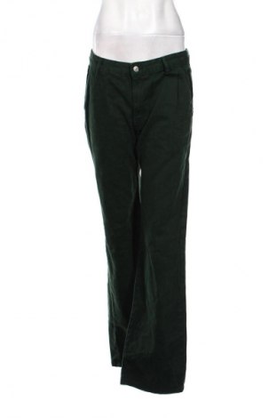 Blugi de femei Pull&Bear, Mărime L, Culoare Verde, Preț 78,99 Lei