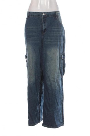 Blugi de femei SHEIN, Mărime XXL, Culoare Albastru, Preț 67,99 Lei