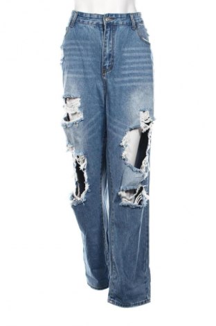 Blugi de femei SHEIN, Mărime XL, Culoare Albastru, Preț 26,07 Lei