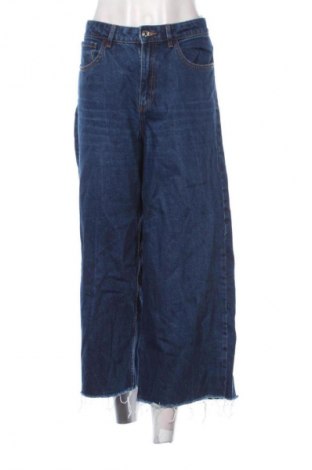 Blugi de femei Zara, Mărime L, Culoare Albastru, Preț 87,99 Lei