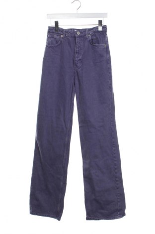 Blugi de femei Zara, Mărime XS, Culoare Mov, Preț 63,99 Lei