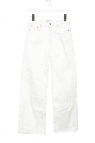 Γυναικείο Τζίν Zara, Μέγεθος XS, Χρώμα Λευκό, Τιμή 14,00 €