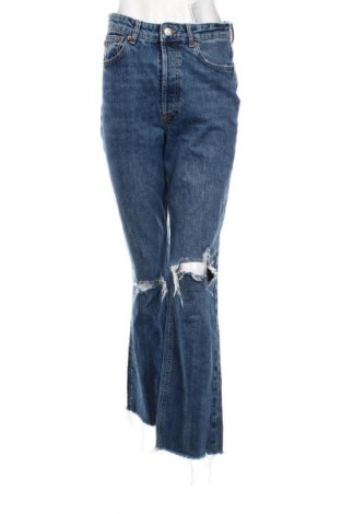 Damskie jeansy Zara, Rozmiar M, Kolor Niebieski, Cena 200,41 zł