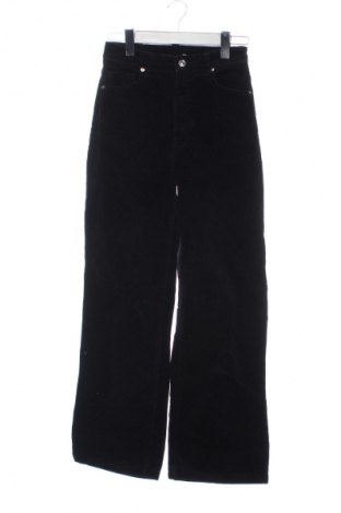 Dámské manšestráky  H&M Divided, Velikost XS, Barva Černá, Cena  287,00 Kč