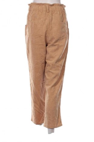 Pantaloni de velvet de femei Unbranded, Mărime M, Culoare Bej, Preț 31,99 Lei