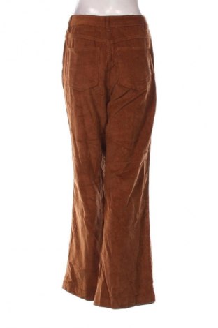 Pantaloni de velvet de femei Unbranded, Mărime L, Culoare Maro, Preț 37,99 Lei