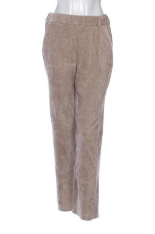 Pantaloni de velvet de femei Unbranded, Mărime M, Culoare Bej, Preț 31,99 Lei
