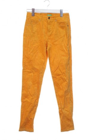 Damen Cordhose United Colors Of Benetton, Größe S, Farbe Gelb, Preis 10,99 €