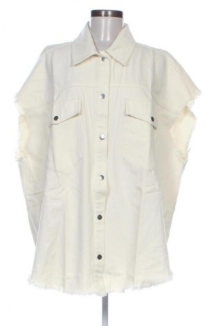 Γυναικείο γιλέκο Studio Untold by Ulla Popken, Μέγεθος 3XL, Χρώμα Εκρού, Τιμή 85,99 €