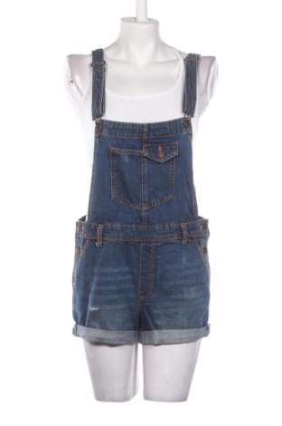 Salopetă scurtă de damă Bershka, Mărime M, Culoare Albastru, Preț 104,26 Lei