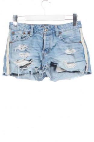 Pantaloni scurți de femei Abercrombie & Fitch, Mărime M, Culoare Albastru, Preț 62,99 Lei