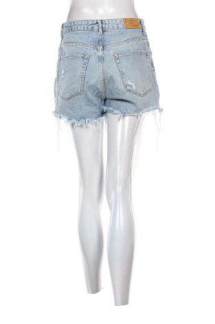 Pantaloni scurți de femei Bershka, Mărime M, Culoare Albastru, Preț 47,99 Lei