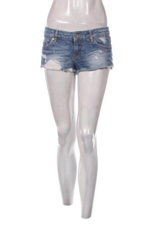 Γυναικείο κοντό παντελόνι Bershka, Μέγεθος S, Χρώμα Μπλέ, Τιμή 8,99 €