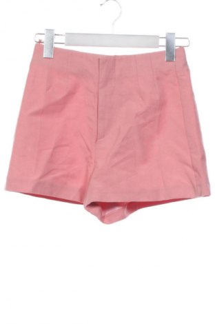 Pantaloni scurți de femei Zara, Mărime XXS, Culoare Roz, Preț 102,99 Lei