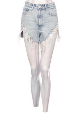 Pantaloni scurți de femei Zara, Mărime S, Culoare Albastru, Preț 54,99 Lei