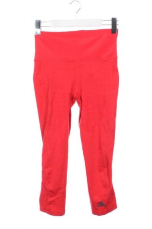 Damskie legginsy Adidas, Rozmiar XS, Kolor Czerwony, Cena 67,99 zł