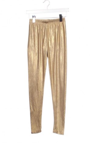 Damskie legginsy Unbranded, Rozmiar XXS, Kolor Złocisty, Cena 21,99 zł